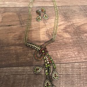 Vintage necklace & earrings